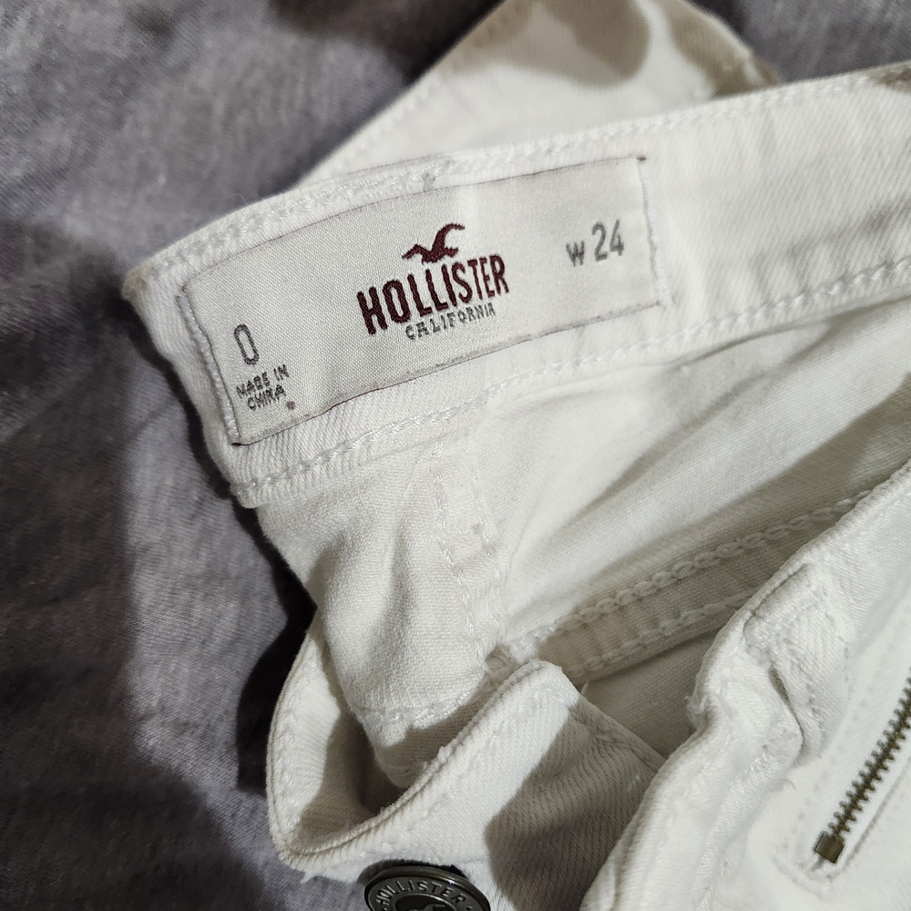 Hollister White Denim Jeans